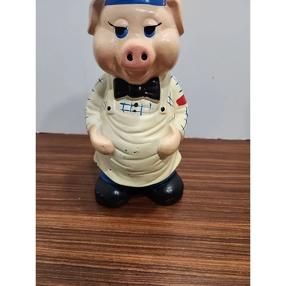 Royal Coronet Dan Brechner Pig Chef‎ Utensil Spoon Holder Vintage